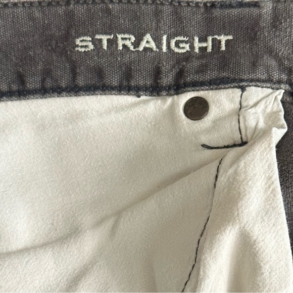 American Eagle Black Cotton Denim Jeans Mid Rise Straight - Picture 6 of 6